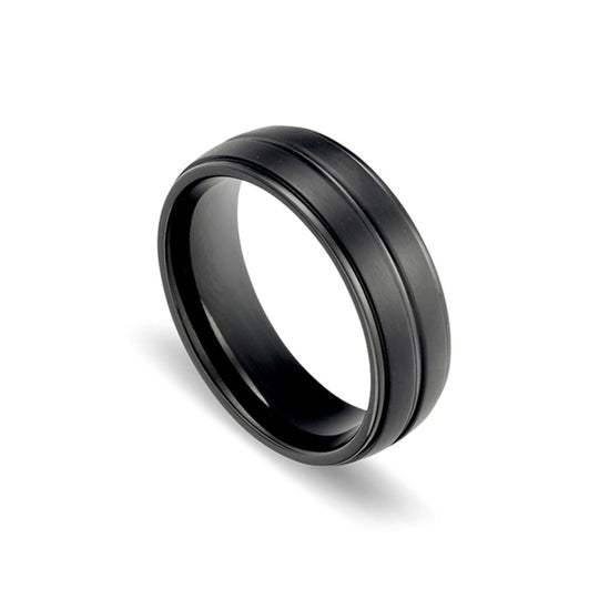 Black Titanium Men's Band