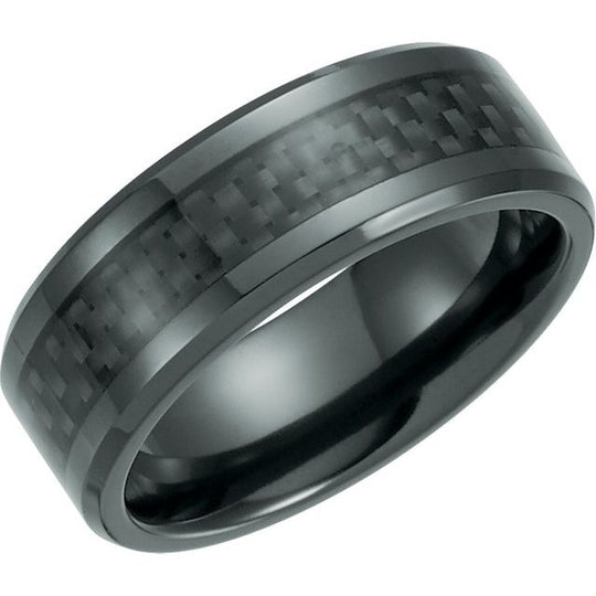 Black Titanium with Carbon Fibre Inlay