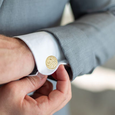 Looking for the perfect gift for the stylish man? Our collection of cufflinks has got you covered. Choose from various styles in various metals like stainless steel, gold, and silver, including plain, monogrammed, and engraved.