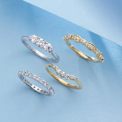 Lab-Grown diamond rings - The ethical option for socially conscience buyers. Available from Jewels of St Leon Australia online jewellery store.