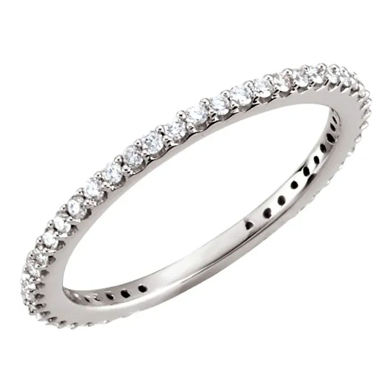 0.33ctw Natural Diamond Accented Stackable Band in 14kt in Yellow, White or Rose Gold