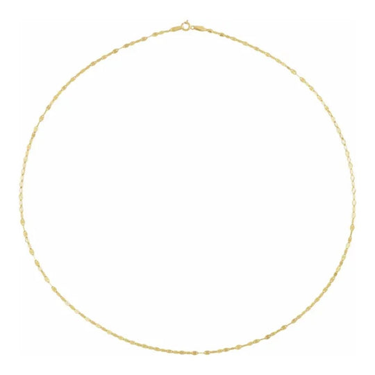 1.9 mm Keyhole Chain in 14kt Yellow Gold