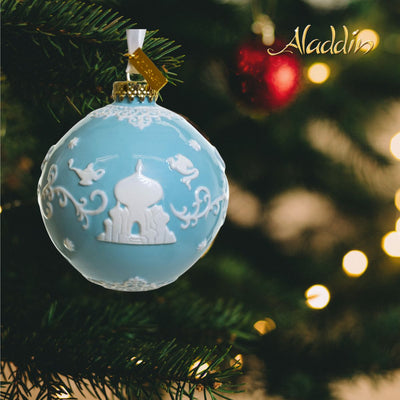 Bring a little Disney magic into your home this Christmas with the Aladdin - Jasmine Coloured Christmas Ornament. This beautiful ornament is handmade with delicate motifs that share key moments from the story, making it a must-have for any fan of Aladdin or Disney. Part of the Disney Princess Collection, the ornament comes elegantly boxed. It is ideal for anyone, as well as a collector or just a true fan of the movie.