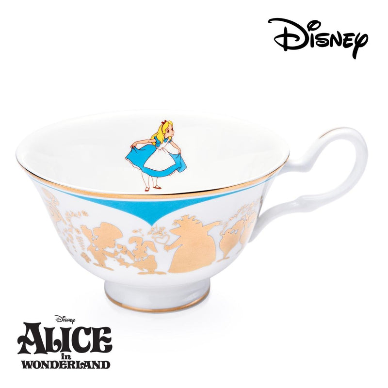 The most wonderful... is this beautiful Alice Cup from the Cup and Saucer Set that is now available. The hand decorated imagery of Alice is wonderous enough but completed with 24K gold motifs of characters from the movie. Crafted from the finest bone china, available from Jewels of St Leon Jewellery, Giftware and Watches.