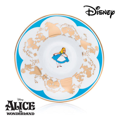 The most wonderful... is this beautiful Alice Saucer from the Cup and Saucer Set that is now available. The hand decorated imagery of Alice is wonderous enough but completed with 24K gold motifs of characters from the movie. Crafted from the finest bone china, available from Jewels of St Leon Jewellery, Giftware and Watches.