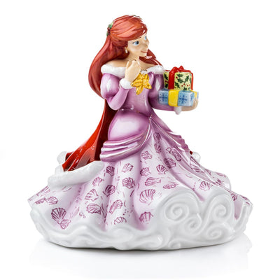 Sea it, Own it... She is a gorgeous figurine that captures our festive spirits beautifully while keeping her classic look. The Ariel Christmas figurine is hand-crafted by our team of prestigious craftsmen who have many years of experience within the industry; this limited edition piece is strictly limited to only 1,000 pieces worldwide.
