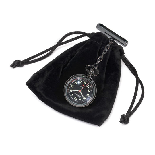 Engravable Gunmetal Grey Armada Nurses’ Fob Watch