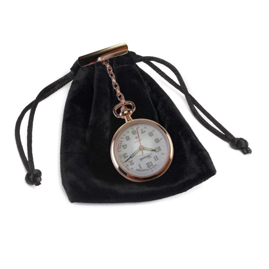 Engravable Rose Gold Armada Nurses’ Fob Watch