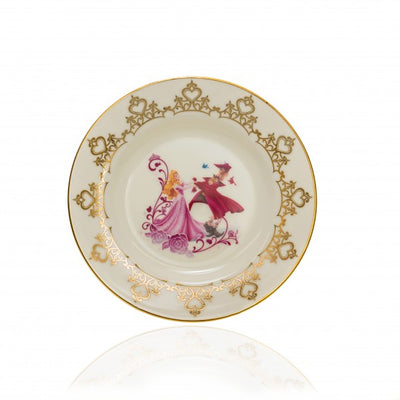 Aurora from Disney's Sleeping Beauty is now available in a 6" Collectors Plate. This plate has been handmade from the finest bone china and hand decorated using 24K Gold accents. This plate is part of the Disney Princesses Teaware Collection and is a real treat for fan and collectors. Available from Jewels of St Leon Australia