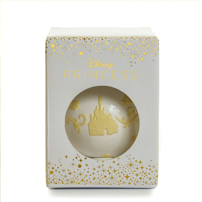 Belle White Christmas Ornament in Disney Princess gift box – fine bone china bauble.