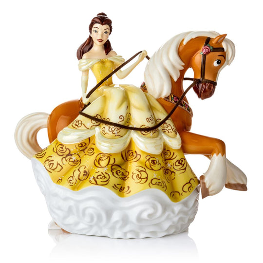 Belle and Philippe Musical Statue from Disney's Beauty and the Beast Limited Edition