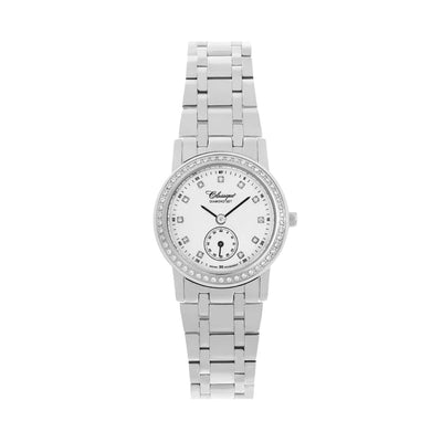 Elegant and classic, the Clementine I Diamond Ladies Watch combines fashion and time with its bracelet band, diamond bezel and diamond dial. Fitted with the quality timing of a Swiss Quartz Movement, this women's watch is perfect for everyday or special occasions.