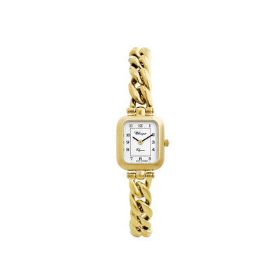 Classique - Gold Plated Lacey 19x22mm Bracelet Ladies Watch
