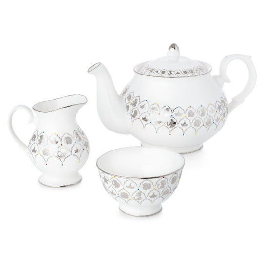 Disney 100 Princess Teapot, Sugar & Cream Set – Fine Bone China Anniversary Edition