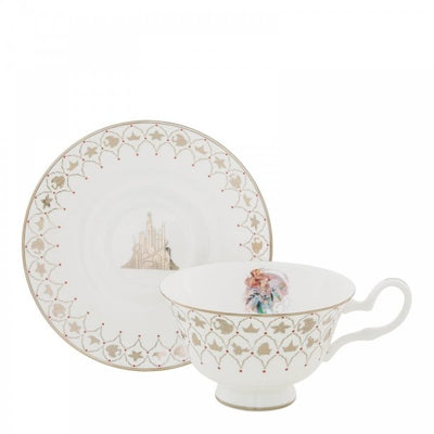 Ariel Cup and Saucer Set that is now available. The hand decorated imagery of Ariel and the platinum motifs surrounding the rim features an array of characters from the movie. Crafted from the finest bone china, this Disney100 Ariel Cup and Saucer set will last a lifetime and would be a wonderful gift to mark a special occasion. Available from Jewels of St Leon Jewellery, Giftware and Watches.