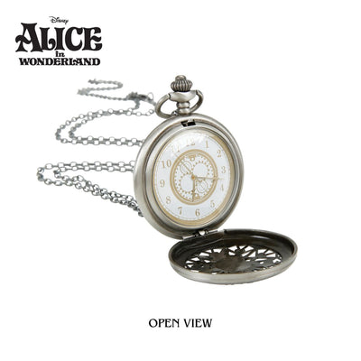 The Disney - Alice in Wonderland White Rabbit Pendant Watch is a must-have for any fan of the movie or those who love to incorporate pop culture into their style. It comes with a 75cm cable chain + 10cm extender, making it easy to adjust the length. Add this unique and stylish pendant watch to your collection today, and show off your love for Alice in Wonderland in style! Shop now at Jewels of St Leon.