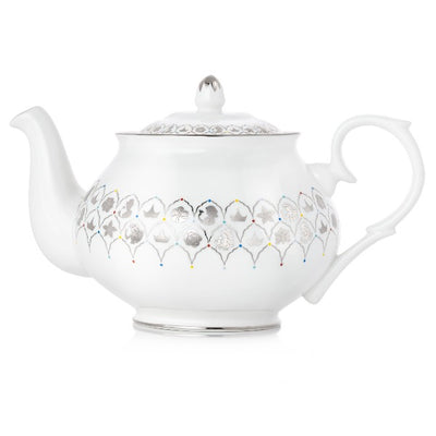 Disney100 Collectors Princess Teapot - Hand Painted with genuine platinum and crafted from the finest bone China. The Princess Teapot features all the classic Princess motifs from the original snow white, sleeping beauty and cinderella to modern day classic such as Ariel, Jasmine and Belle. Finished with 100% platinum. Ideal for the collector or true fan of Disney. Available from Jewels of St Leon Jewellery, Giftware and Watches Australia.