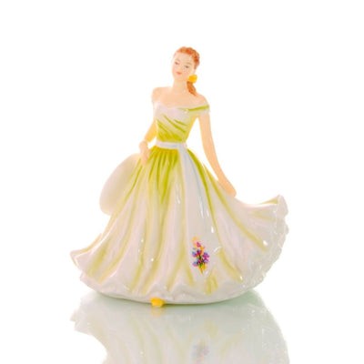 The April Flower of the Month figurine is Sweet Pea, it is a symbol of blissful pleasure, appreciation and gratitude. It is perfect for those born in April and it is also the flower to represent the 30th Wedding Anniversary.