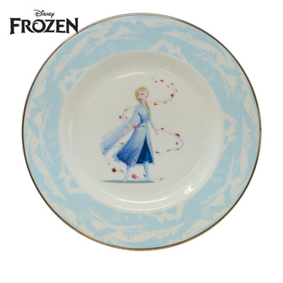 Find your Strength! Frozen II - Elsa is back and now on a 6" Collector's Plate. The stunning imagery of Elsa in the centre of the plate with leaves swirling around her and the mountain ranges of Arendelle surround the rim of the plate are hand painted by a master artist. This fine bone china plate is finished off with real platinum trim for a collectible for fans of Disney and the Frozen franchise. Shop now at Jewels of St Leon Jewellery, Giftware and Watches.