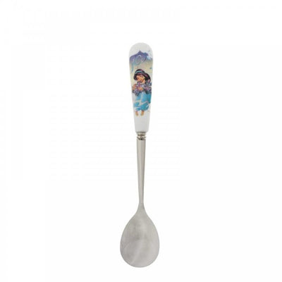 You Don't have to Imagine if you had... The Jasmine Collector's Teaspoon a must have from the Disney100 Collection, celebrating 100 years of Disney Magic. Featured is the stunning imagery of Princess Jasmine from the Disney animated movie Aladdin, which has been hand decorated and handmade from the finest bone china. This spoon is wonderful and luxurious for a collector or true fan. Available from Jewels of St Leon Jewellery, Giftware and Watches Australia.