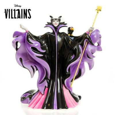 The Mistress of All Evil - Maleficent Collectors Set - Handmade Fine Bone China, Hand Decorated and trimmed in 22K gold. Featuring the Limited Edition Full Sized Maleficent Figurine. Exclusively Available from Jewels of St Leon.