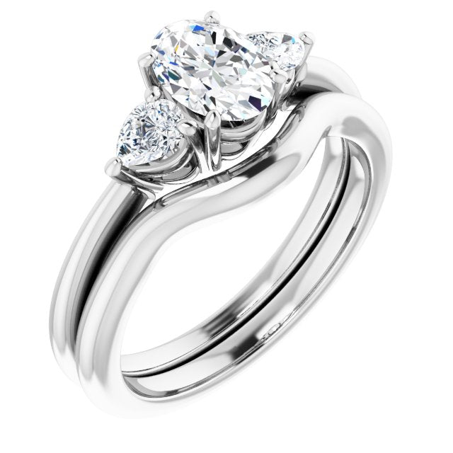 1.00CTW 3-Stone Diamond Engagement Ring in Platinum