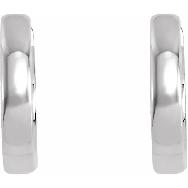 Sleek Elegance: Upgrade Your Style with Stunning Platinum Hoop Earrings in Three Sizes!