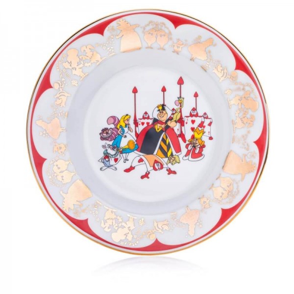 Alice in Wonderland a Disney Classic is now available in fine bone china, this 6in plate features the Queen of Hearts with real gold highlights, handmade and hand-decorated this is perfect for a collector. Available from Jewels of St Leon Australia.