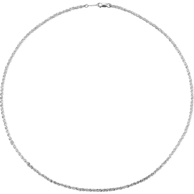 2mm Rope Chain | Silver Jewellery Australia | Jewels of St Leon