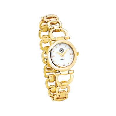 Kimberley Gold Ladies Watch - a perfect combination of ruggedness and style. This watch is designed to withstand the most demanding conditions, whether in the heart of the outback or the city, making it the perfect timepiece for any Australian lady. Shop now at Jewels of St Leon.