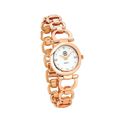 This ladies' watch is Australian made, and its rugged design is perfect for the Aussie conditions. Whether exploring the great outdoors or running errands around town, the Kimberley Gold Ladies Watch is the perfect accessory to complement your outfit and keep you on time. Shop now at Jewels of St Leon.