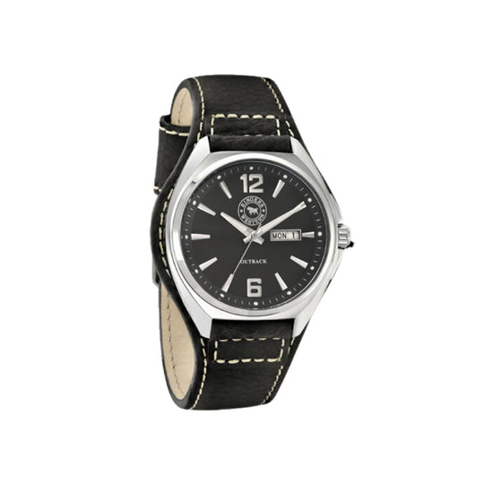 Ringers Western - Outback Black 42mm Men's Leather Band Watch