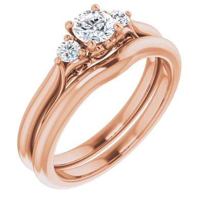 0.42CTW Diamond 3-Stone Engagement Ring
