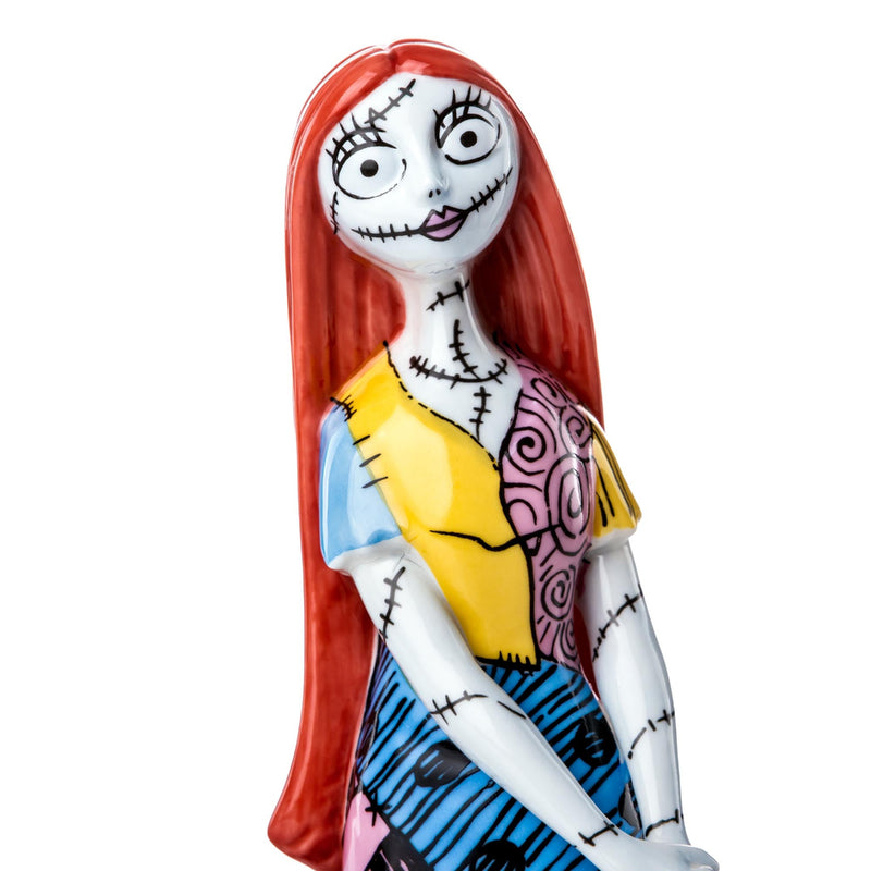 Close-up of Sally’s face – hand-painted fine bone china Disney figurine