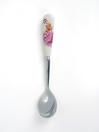 One of the World's best loved Princesses... Sleeping Beauty's Aurora Teaspoon is a must have from the Disney Princesses Collection. Featured is the stunning motif of Aurora that has been handmade and hand decorated from the finest bone china. This spoon is ideal for a collector or fan who wants to add a touch of style to their collection or afternoon tea. Buy Now from Jewels of St Leon Australia