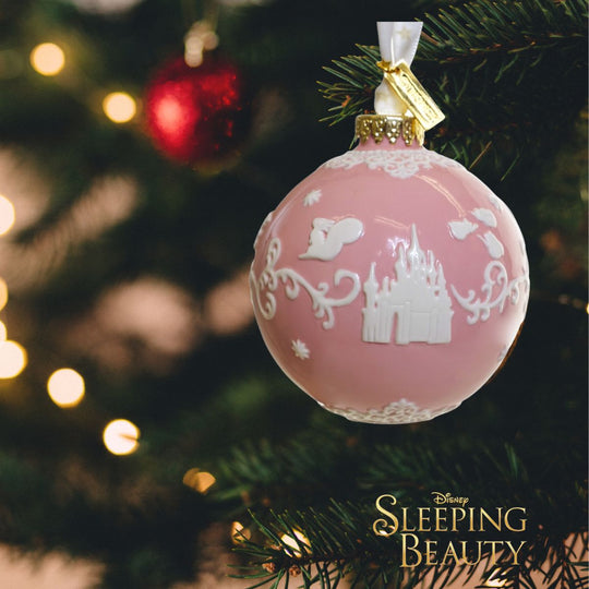 Sleeping Beauty - Aurora Coloured Christmas Ornament