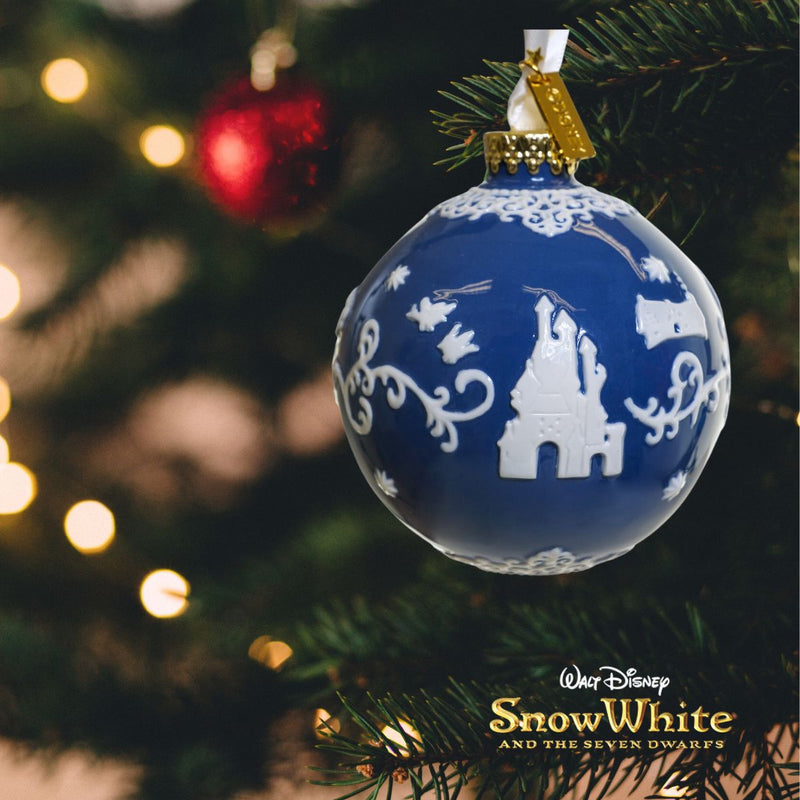 Bring a little Disney magic into your home this Christmas with the Snow White Colour Christmas Ornament. This beautiful ornament is handmade with delicate motifs that share key moments from the story, making it a must-have for any fan of Disney or Snow White. Shop christmas ornaments from Jewels of St Leon Jewellery, Giftware and Watches.