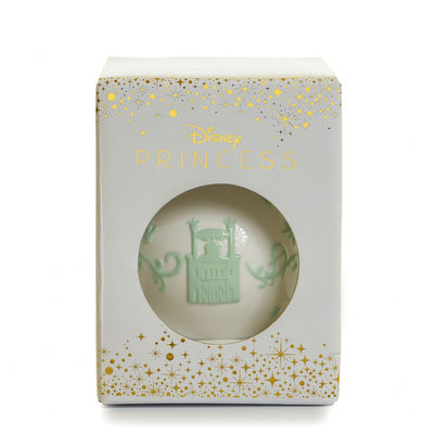 Tiana White Christmas Ornament in Disney Princess gift box – fine bone china bauble.
