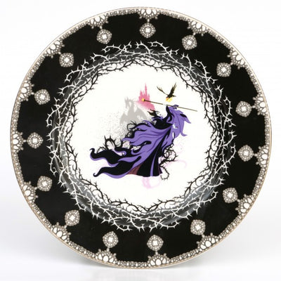 Who doesn't love a good Disney villian? Maleficent is one of the classic villians from the fairytale Sleeping Beauty. This magical 6" Collectors plate is handmade and hand decorated with 24K gold highlights. This is the perfect addition for a collector or fan. Available from Jewels of St Leon Australia