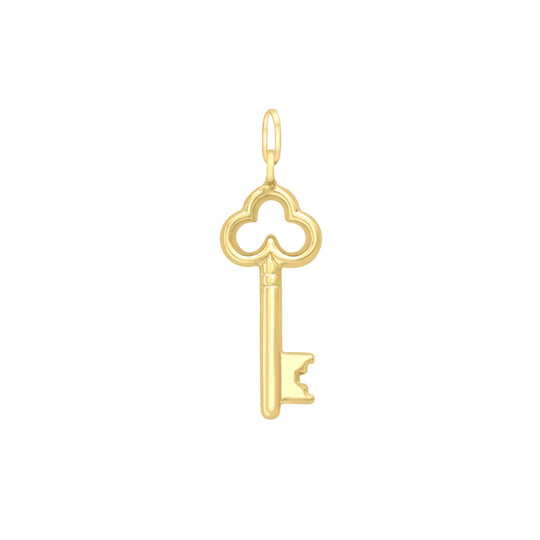 9ct Yellow Gold Key Pendant (25x8mm)