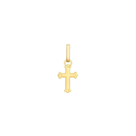 9ct Yellow Gold Cross Pendant (18x8mm)