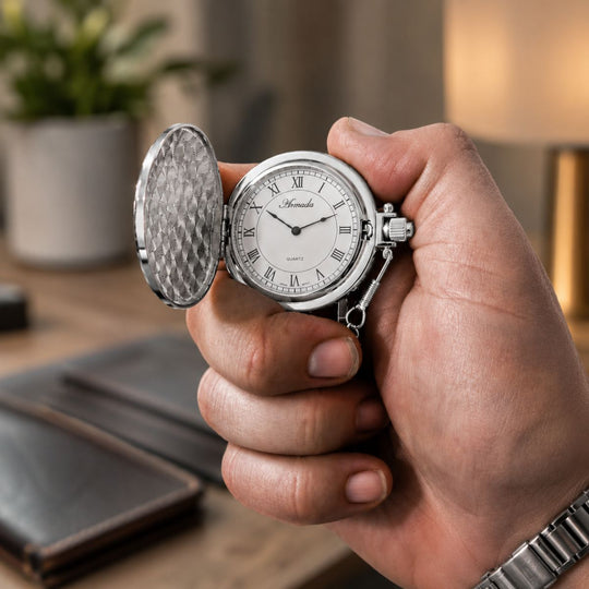 Armada Lawson Silver Pocket Watch