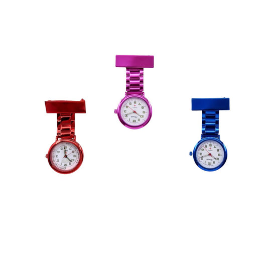 Engravable Coloured Anodised Armada Nurses’ Fob Watch