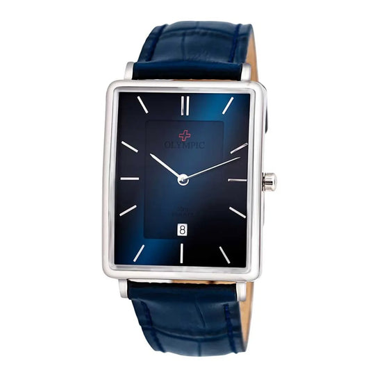 Olympic Rectangle Series - Blue Men's Watch
