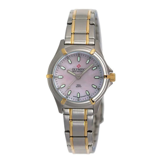 Olympic Workwatch - Two Tone Pink Mother of Pearl Ladies' Watch