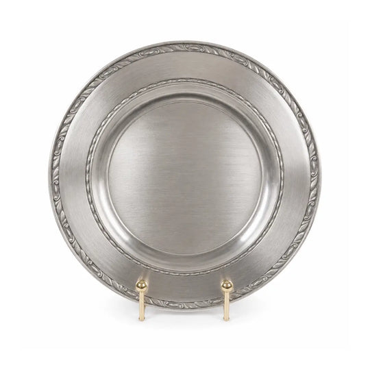 24cm Engravable Pewter Presentation Plate