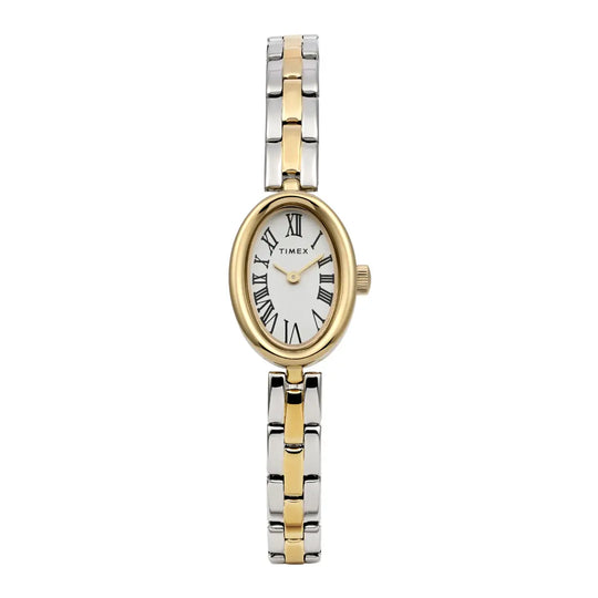 Timex Cavatina Two-Tone Oval Ladies Watch