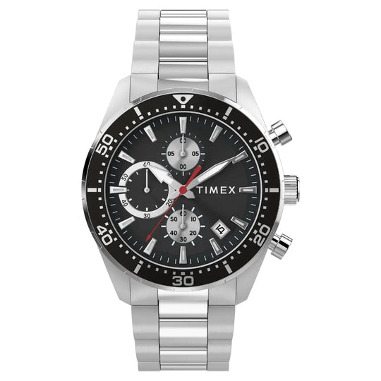 Timex Ridgefield Black Dial Chronograph Men’s Watch