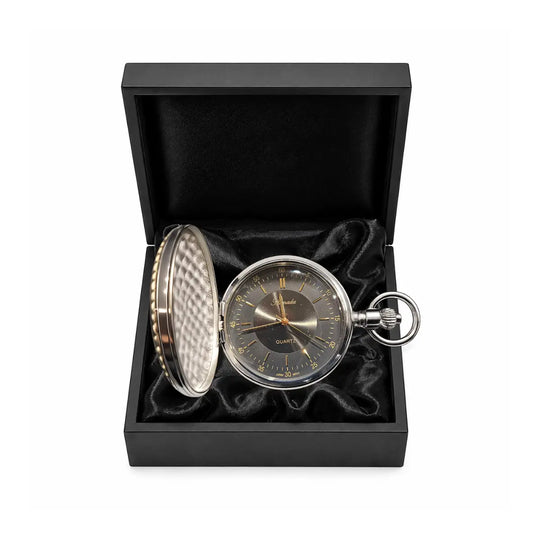 Two-Tone Regency Engravable Pocket Watch
