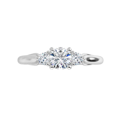 0.42CTW Diamond 3-Stone Engagement Ring
